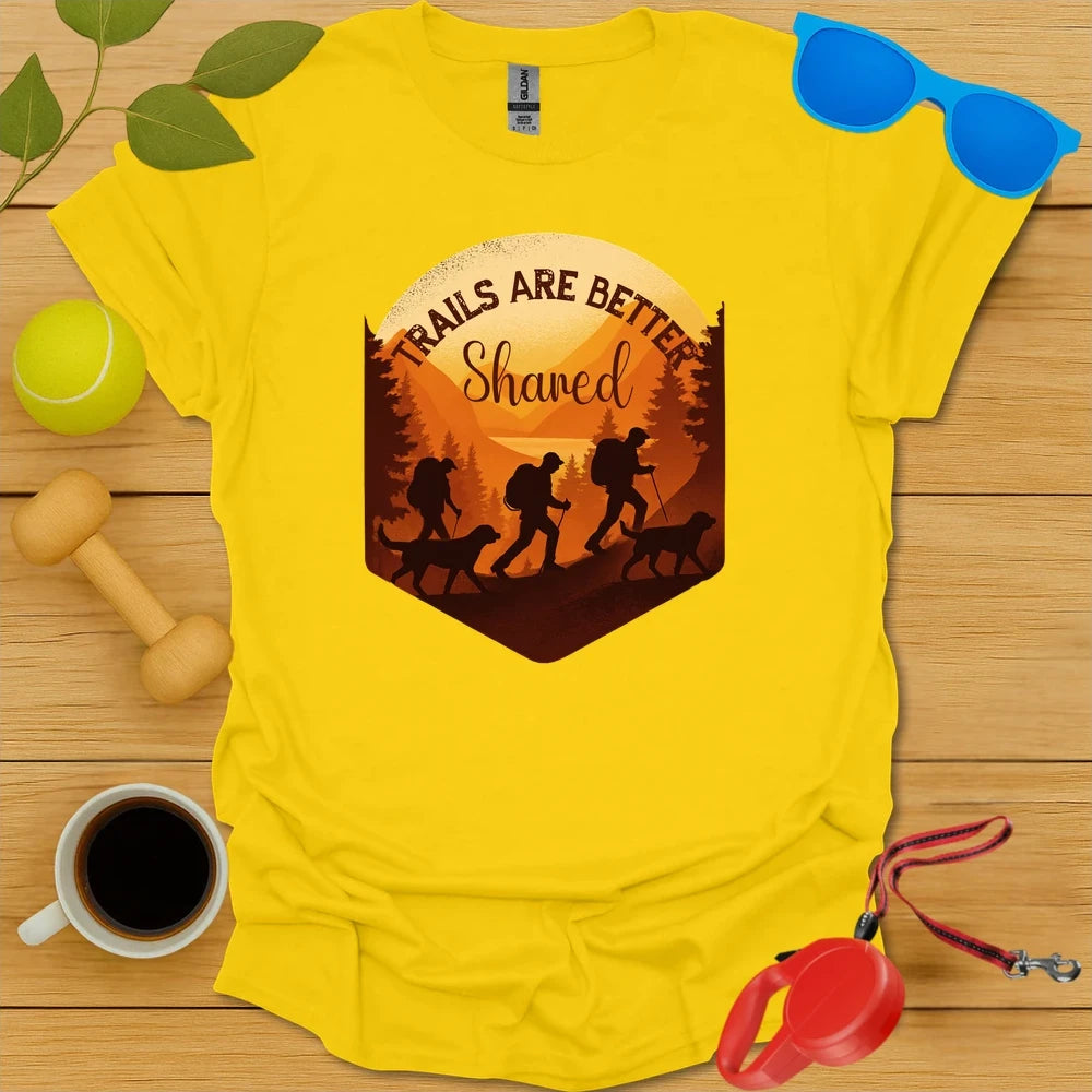 Dog Lover Hiking Shirt | Trail Adventure Together Tee