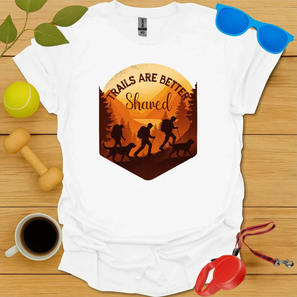 Dog Lover Hiking Shirt | Trail Adventure Together Tee
