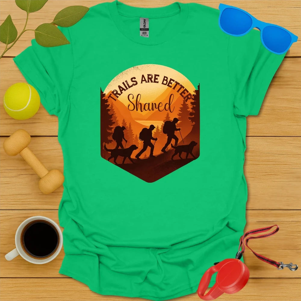 Dog Lover Hiking Shirt | Trail Adventure Together Tee