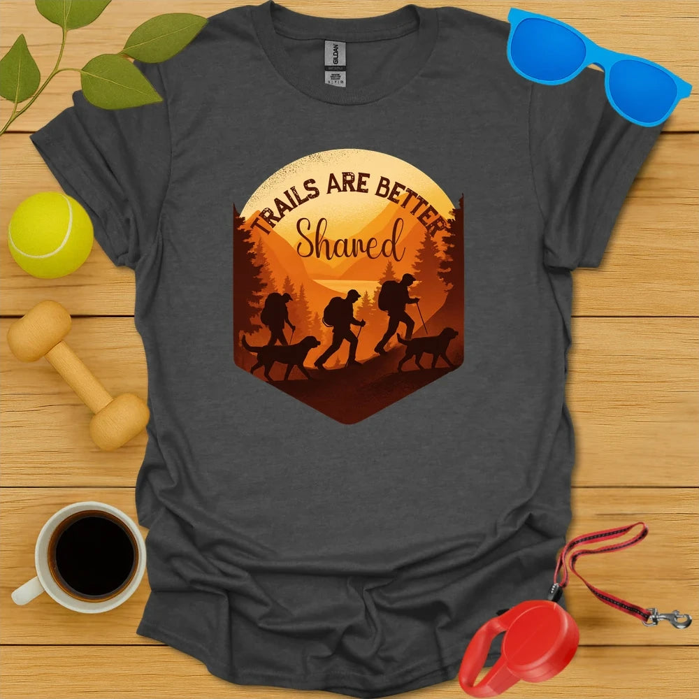 Dog Lover Hiking Shirt | Trail Adventure Together Tee