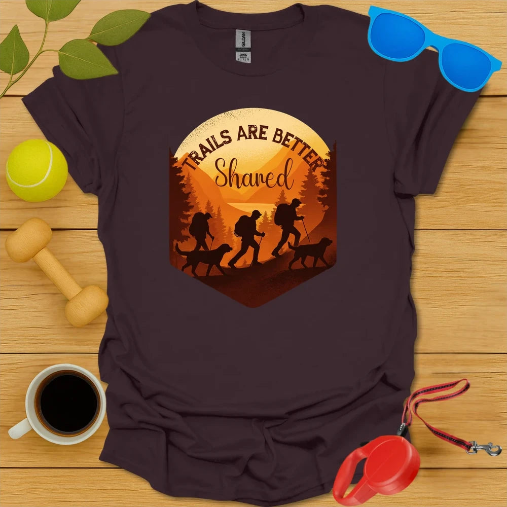 Dog Lover Hiking Shirt | Trail Adventure Together Tee