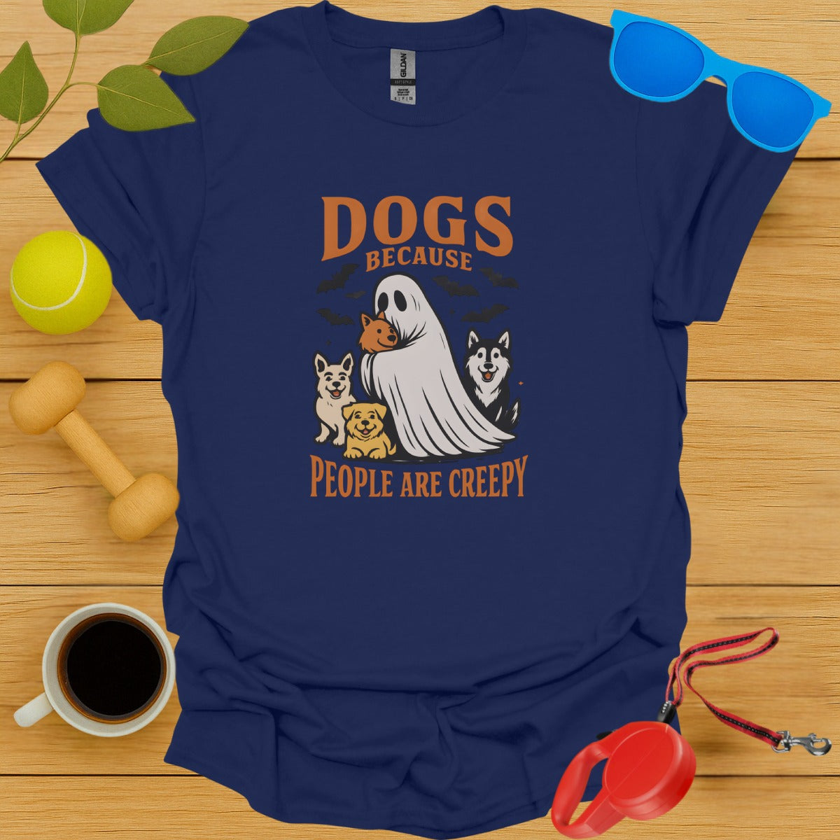 Dogs Because People Are Creepy T-Shirt product type