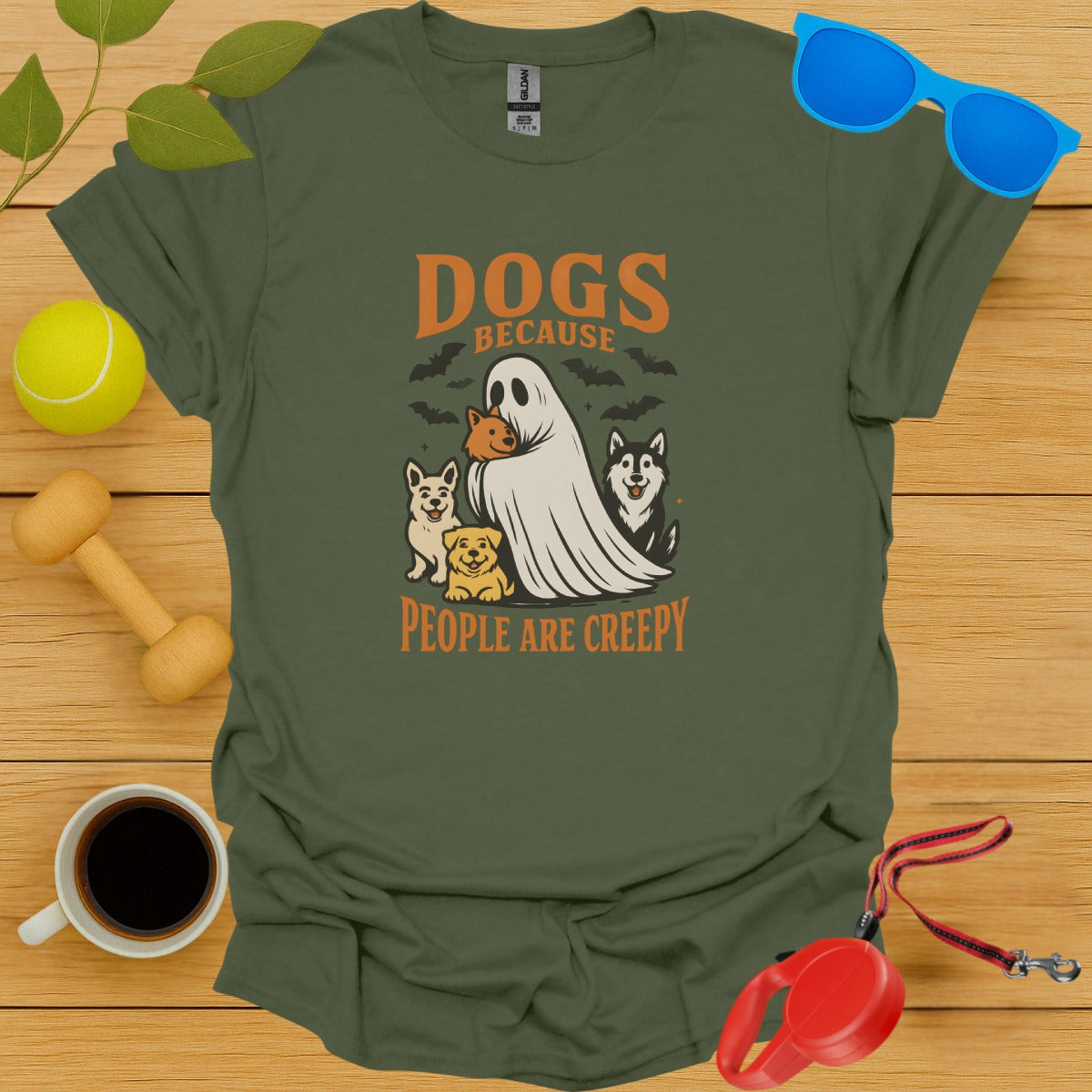 Fun Dogs Because People Are Creepy T-Shirt product