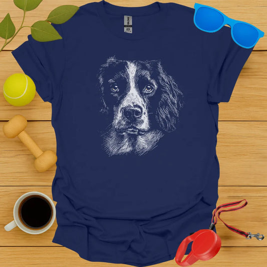 English Springer Spaniel Portrait Tee