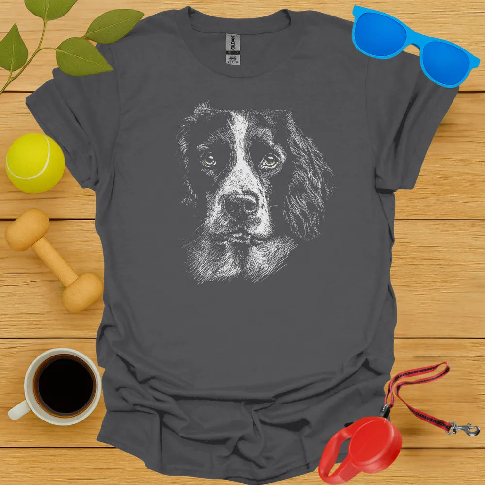 English Springer Spaniel Portrait Tee
