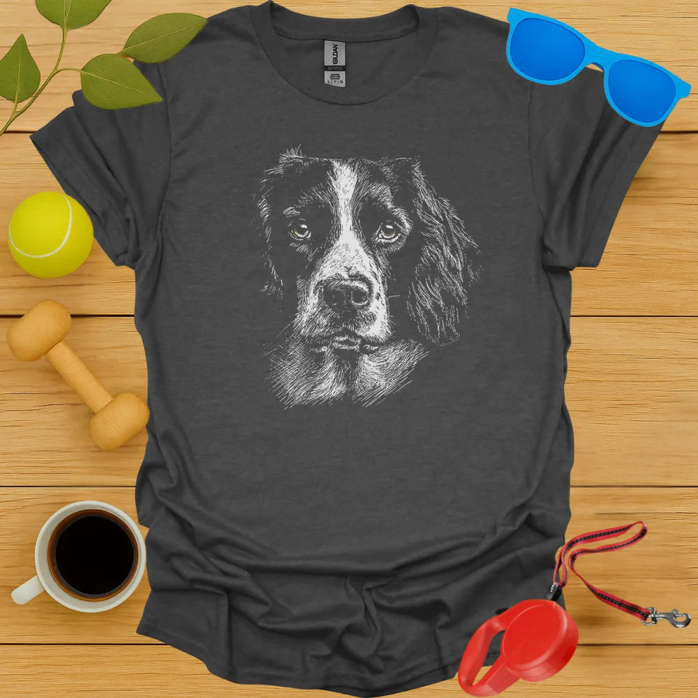 English Springer Spaniel Portrait Tee