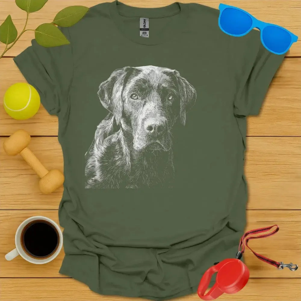 Fox Red Lab Portrait Tee