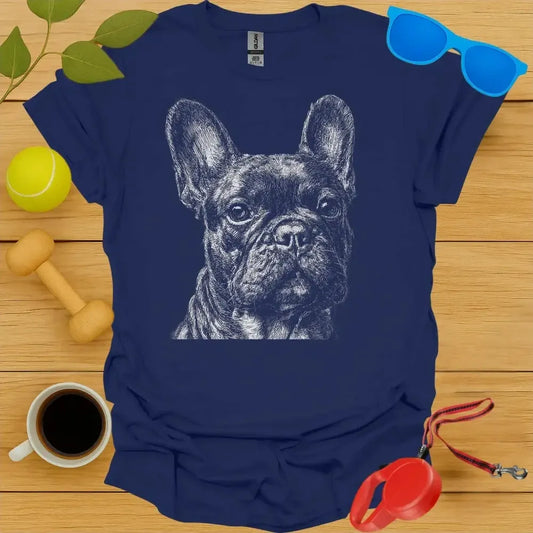 French Bulldog Drawing Tee