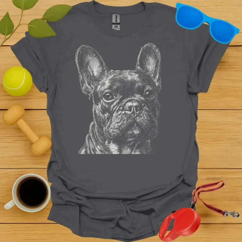 French Bulldog Drawing Tee