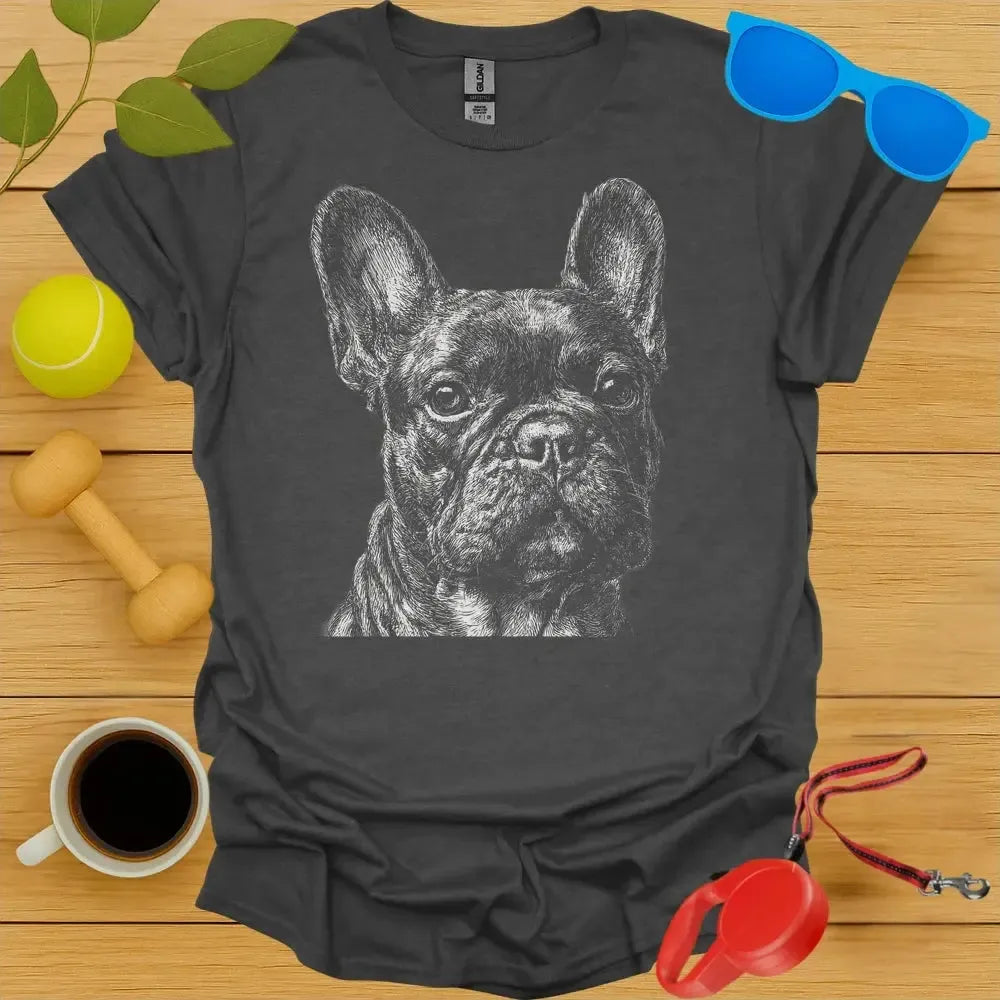 French Bulldog Drawing Tee