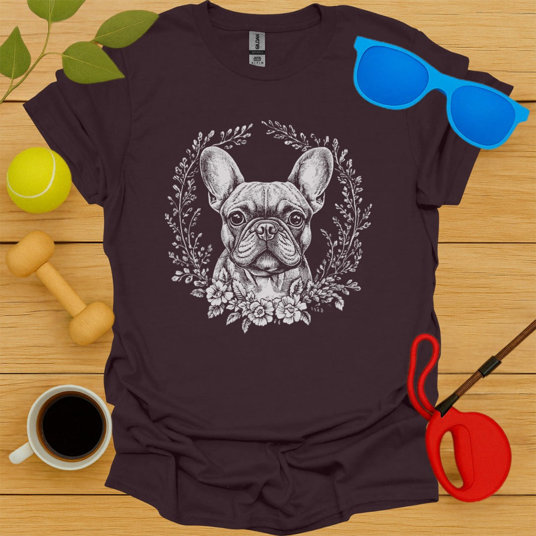French Bulldog Floral Tee