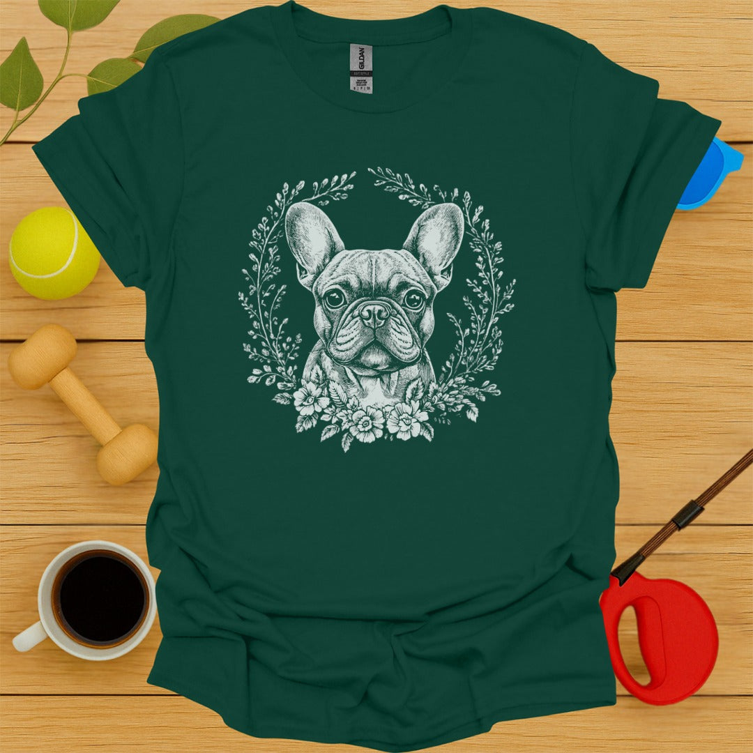 French Bulldog Floral Tee