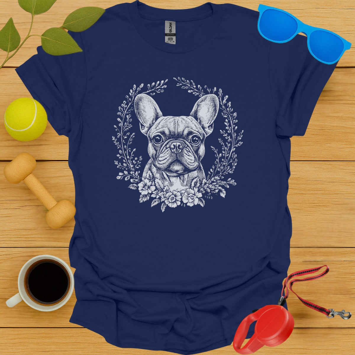 French Bulldog Floral Tee
