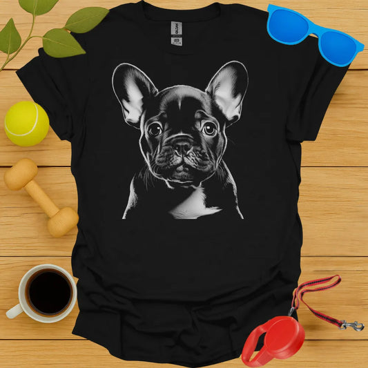 French Bulldog Puppy Portrait Tee
