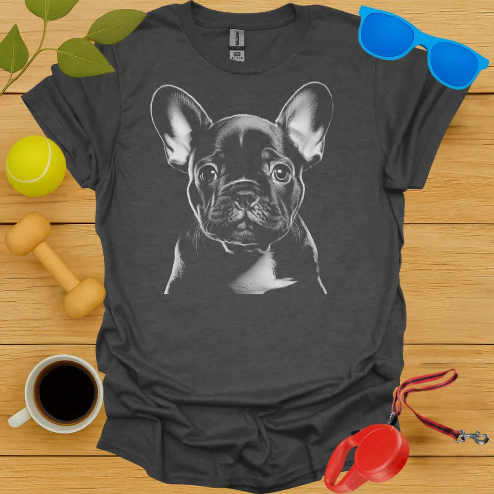 French Bulldog Puppy Portrait Tee