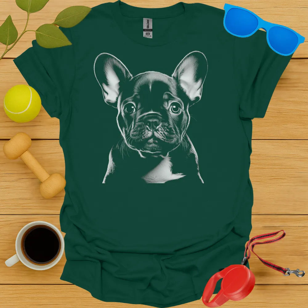 French Bulldog Puppy Portrait Tee