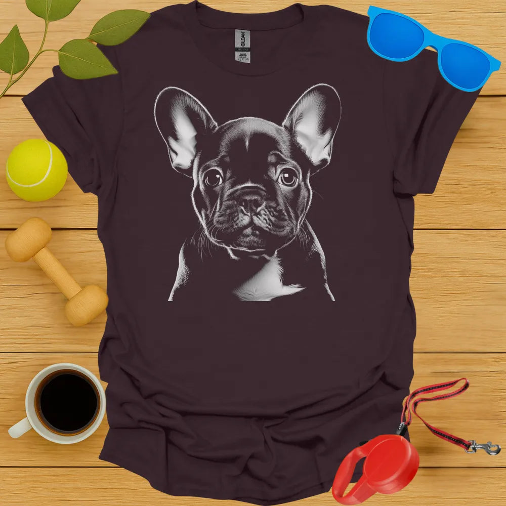 French Bulldog Puppy Portrait Tee