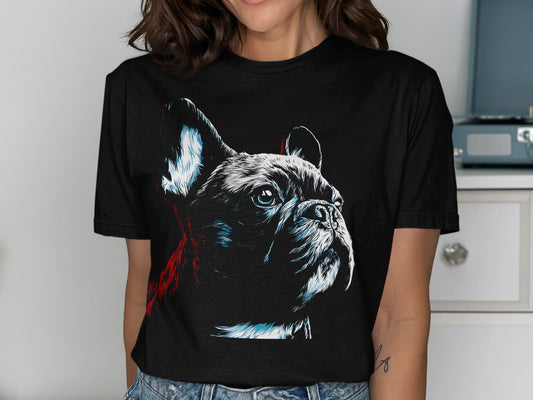 French Bulldog Vector Portrait Tee