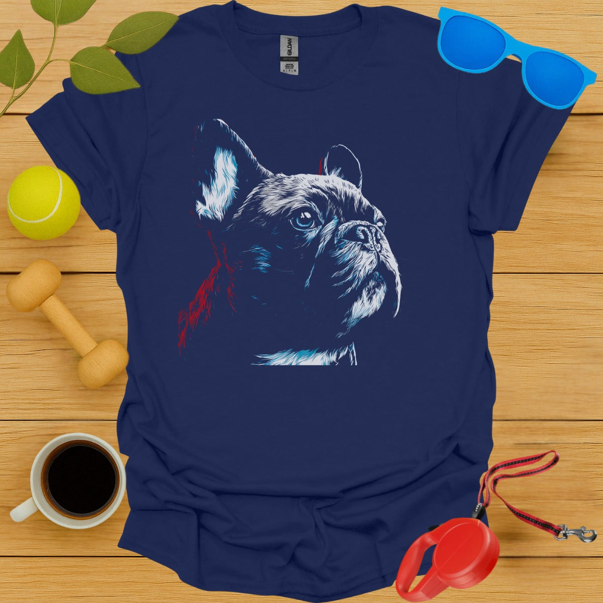 French Bulldog Vector Portrait Tee