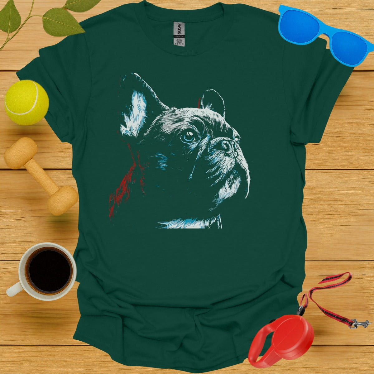 French Bulldog Vector Portrait Tee