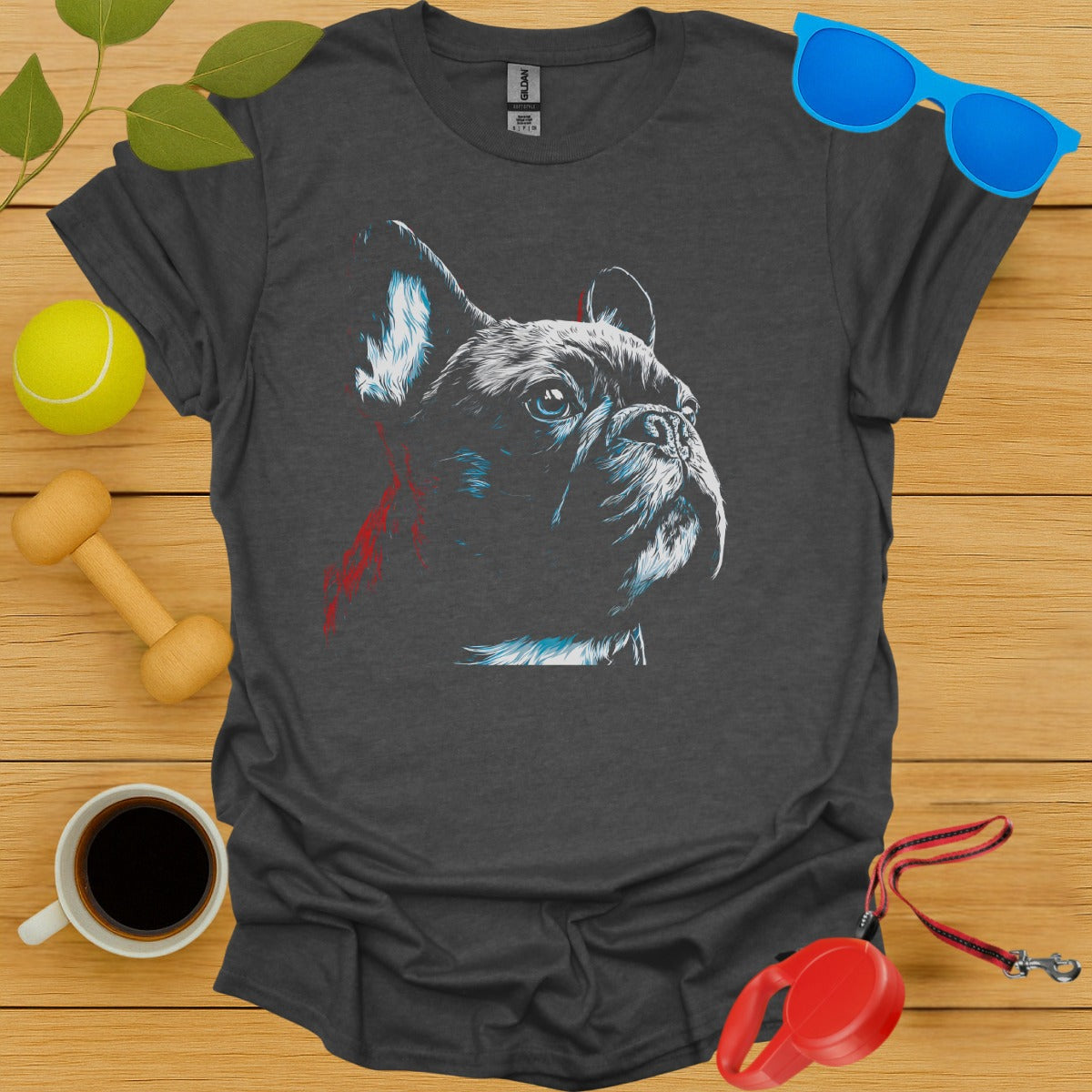 French Bulldog Vector Portrait Tee