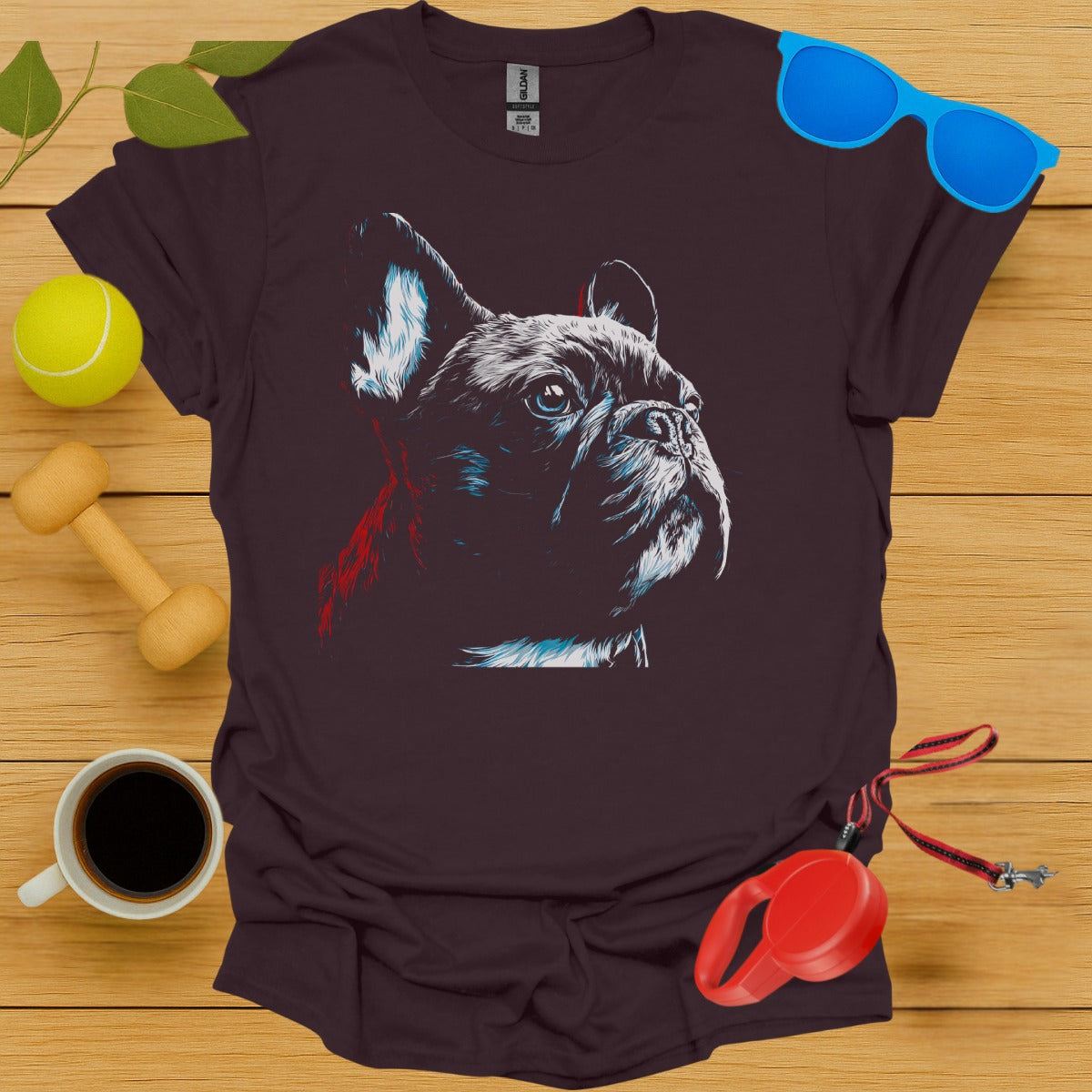 French Bulldog Vector Portrait Tee