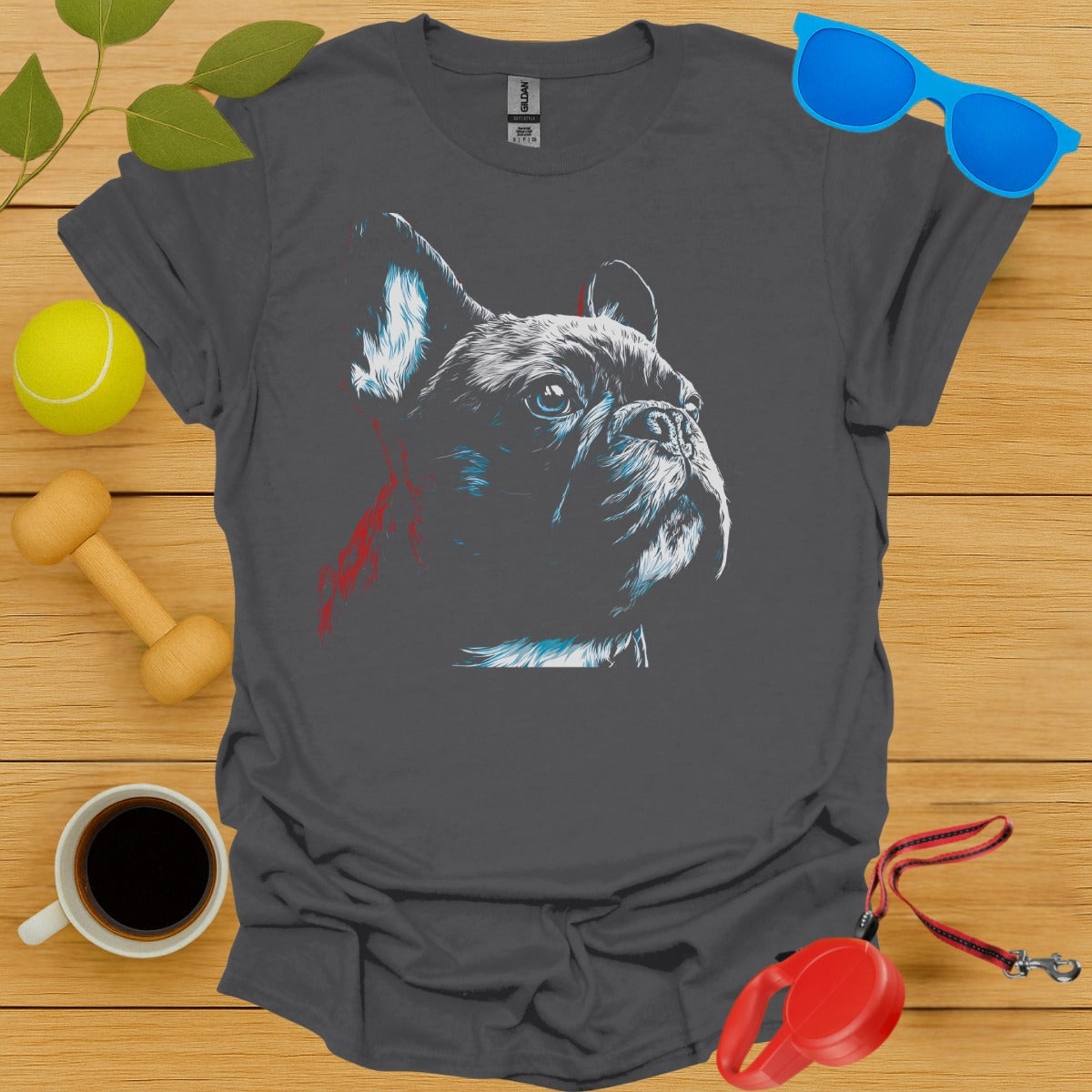 French Bulldog Vector Portrait Tee