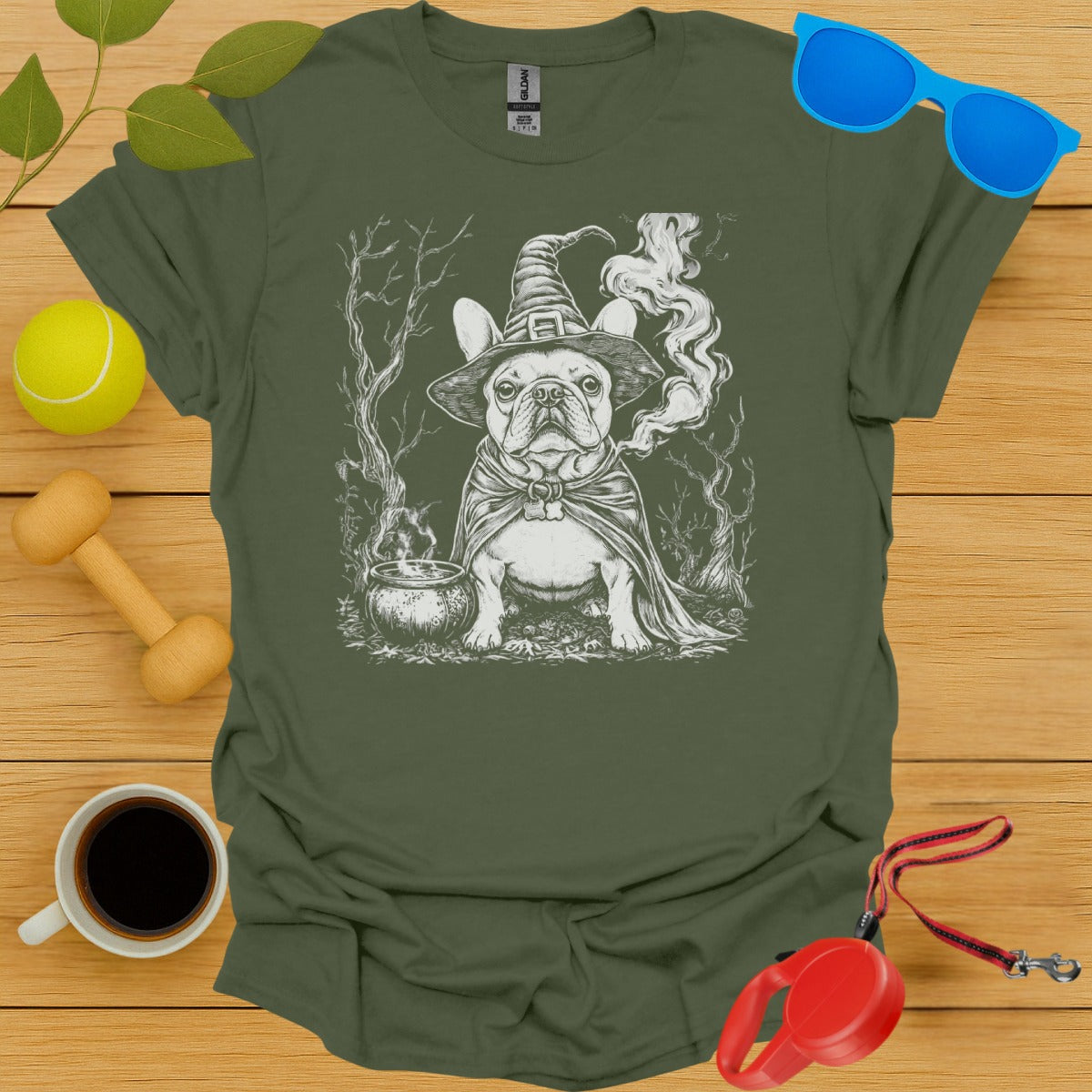 French Bulldog Witch Tee