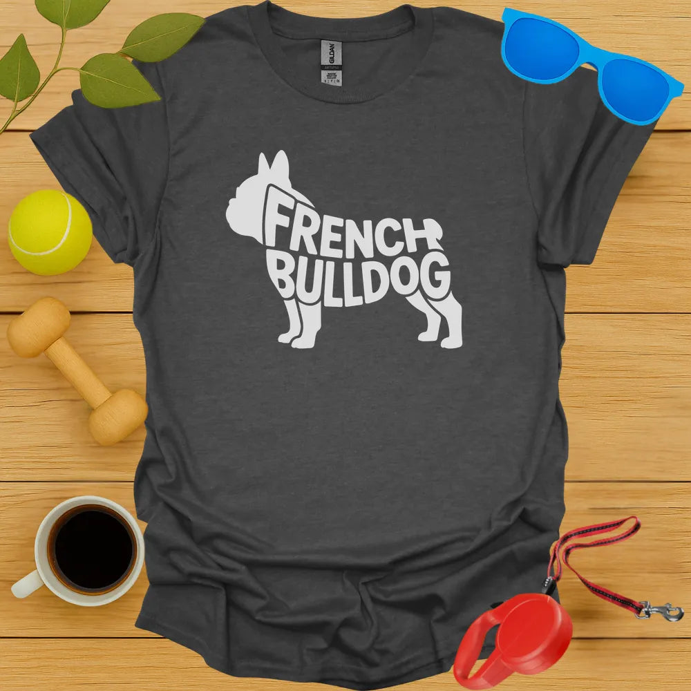 Frenchie Typography Tee