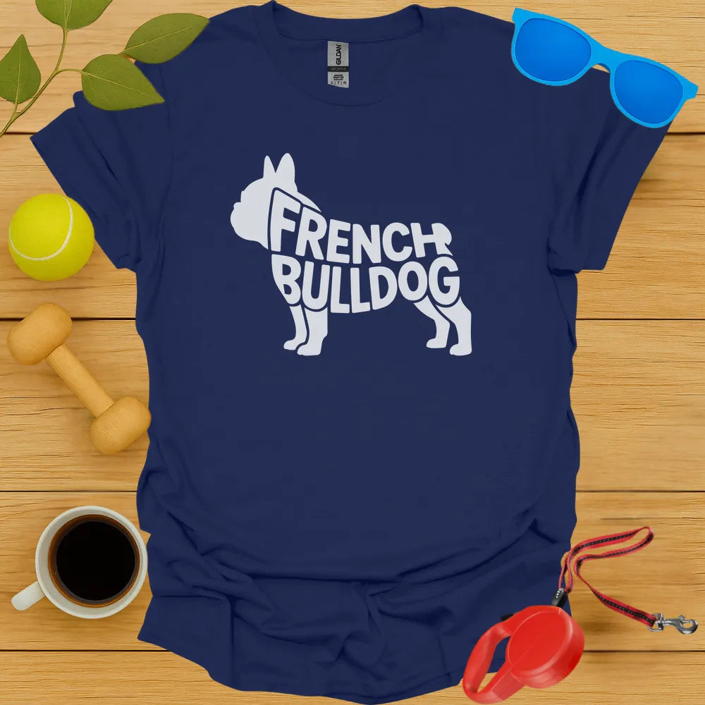 Frenchie Typography Tee