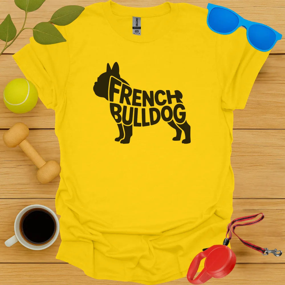 Frenchie Typography Tee