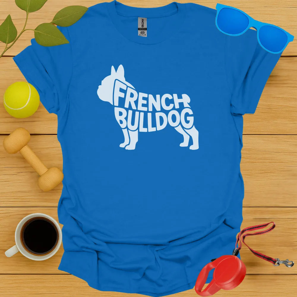 Frenchie Typography Tee