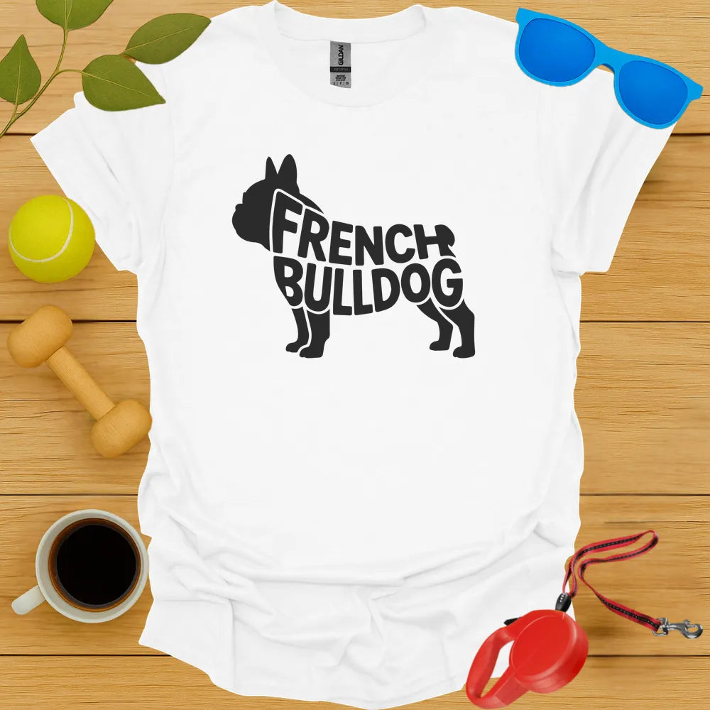 Frenchie Typography Tee