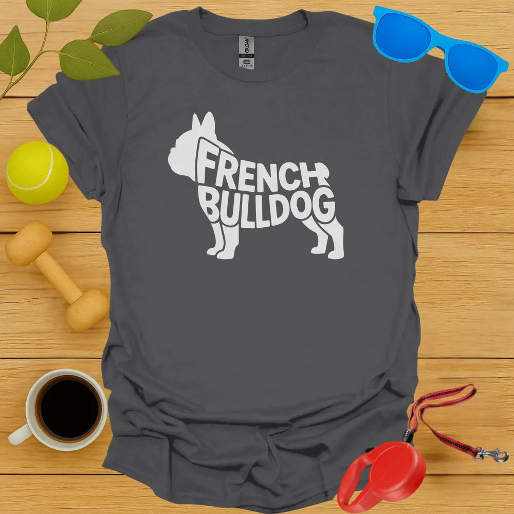 Frenchie Typography Tee