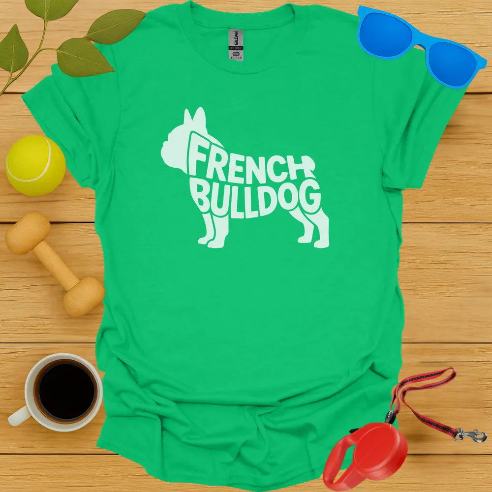 Frenchie Typography Tee