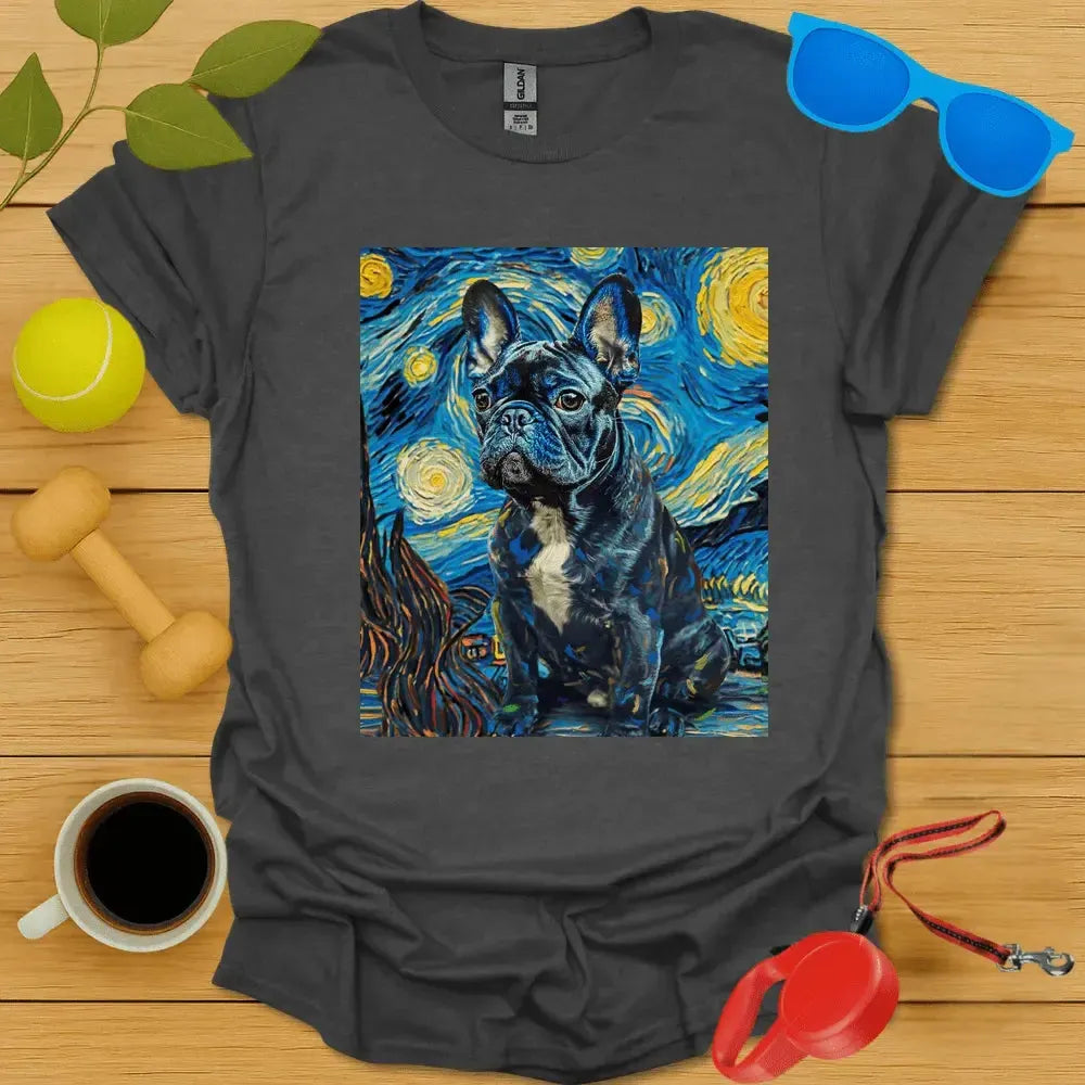 Frenchie Van Gogh Tee