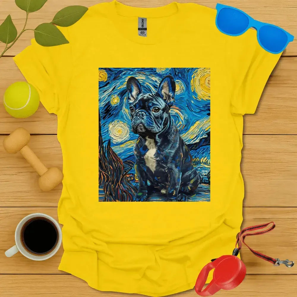 Frenchie Van Gogh Tee