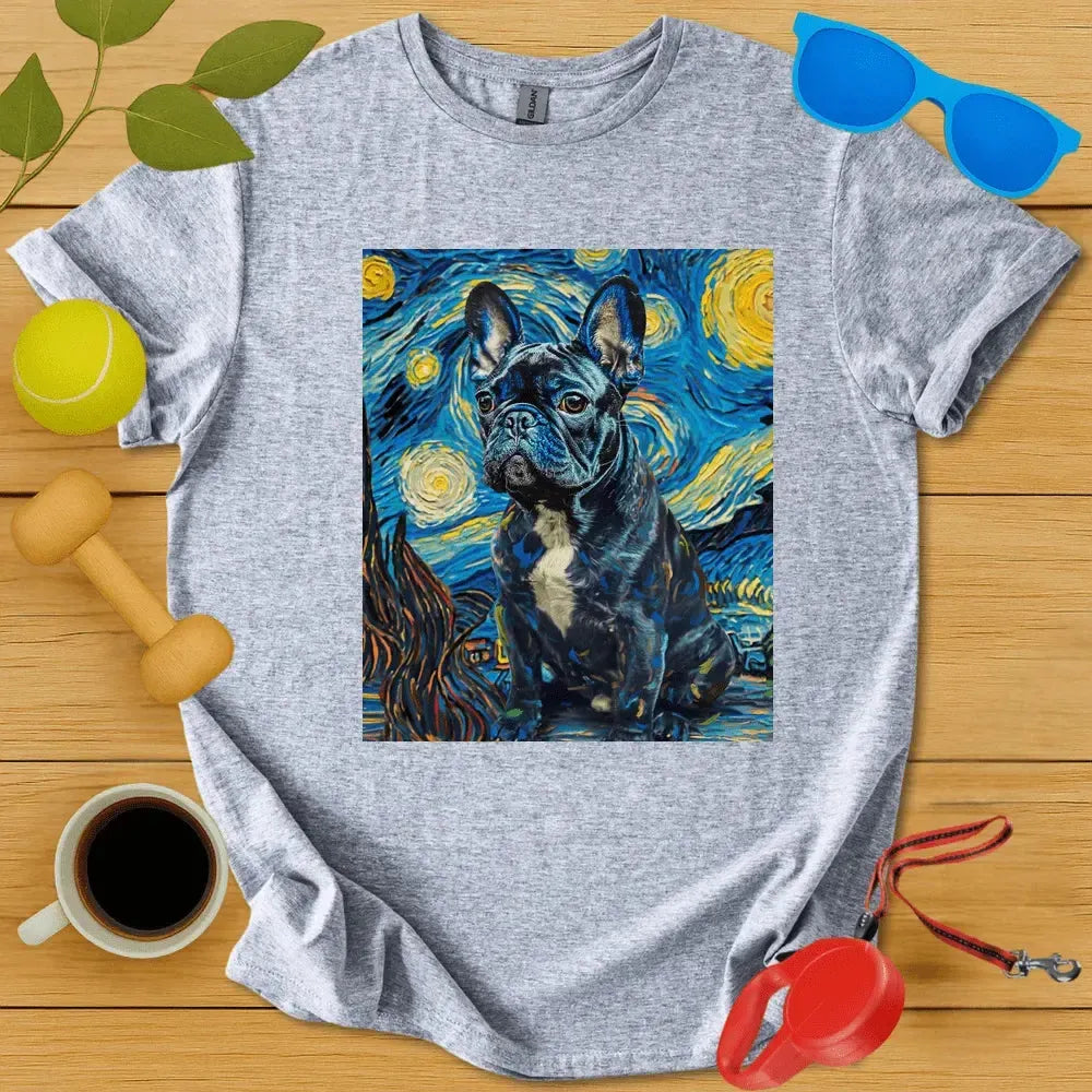 Frenchie Van Gogh Tee