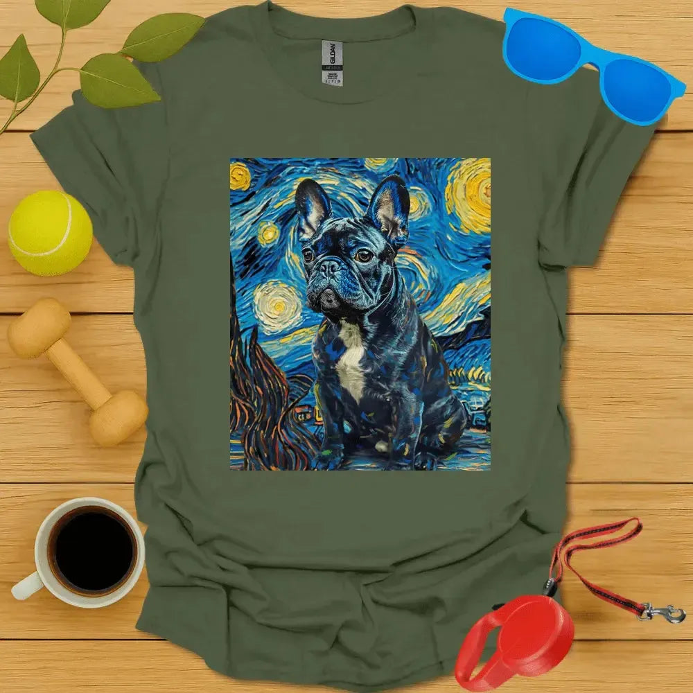 Frenchie Van Gogh Tee