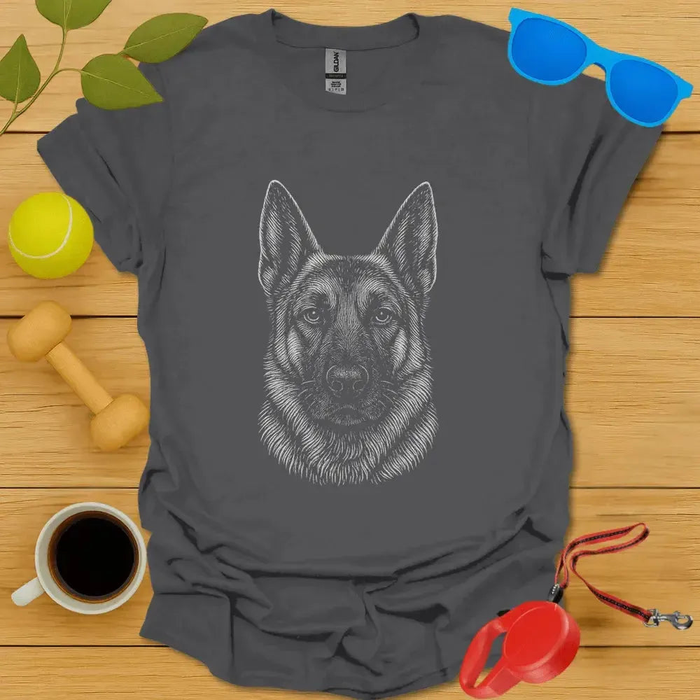 German Shepard Monochrome Tee