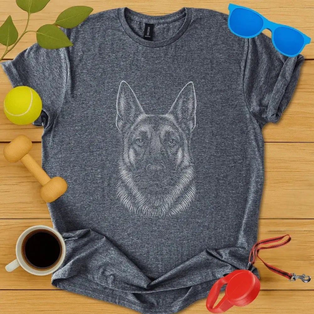 German Shepard Monochrome Tee