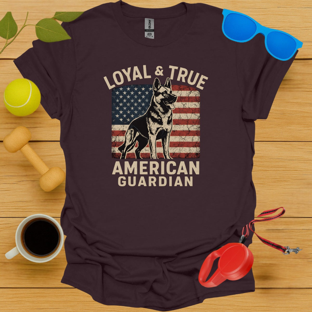 Loyal and True American Guardian graphic t-shirt product