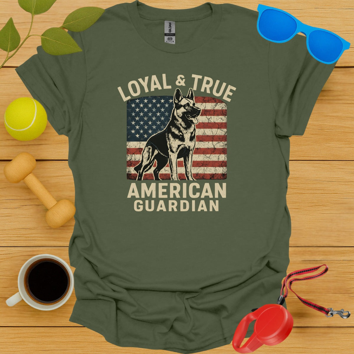 Loyal True American Guardian Dog Shirt product