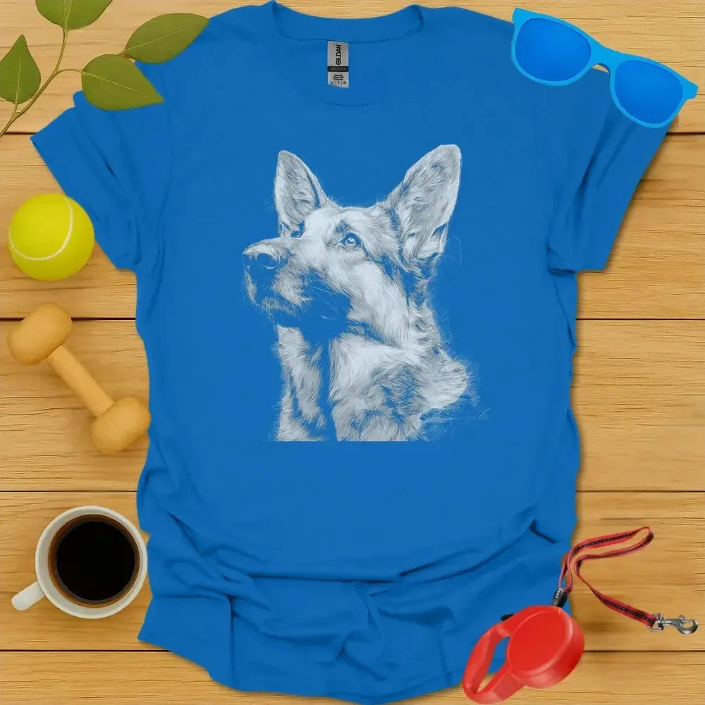 German Shepard Portrait Tee