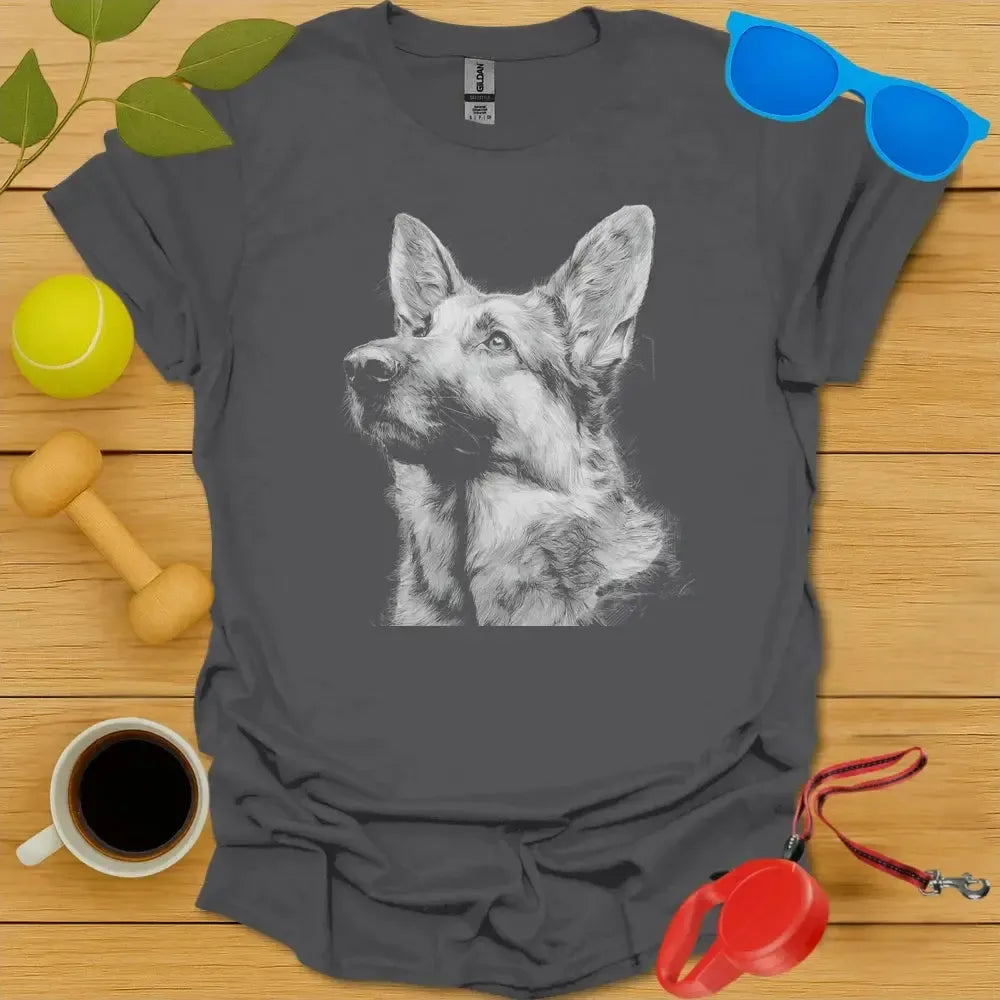 German Shepard Portrait Tee