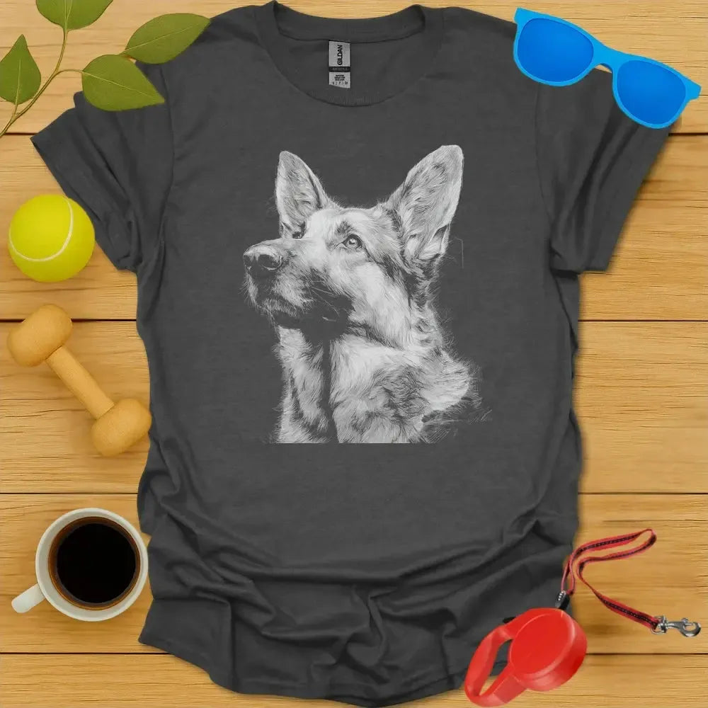 German Shepard Portrait Tee