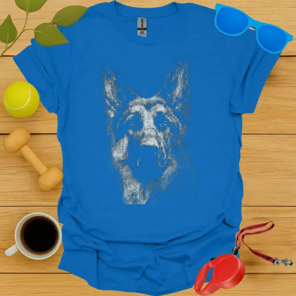 German Shepard Sketch Tee