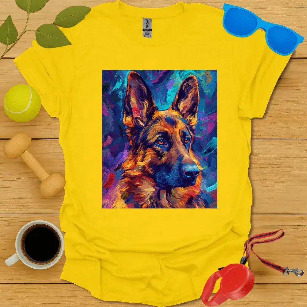 German Shepard Van Gogh Tee