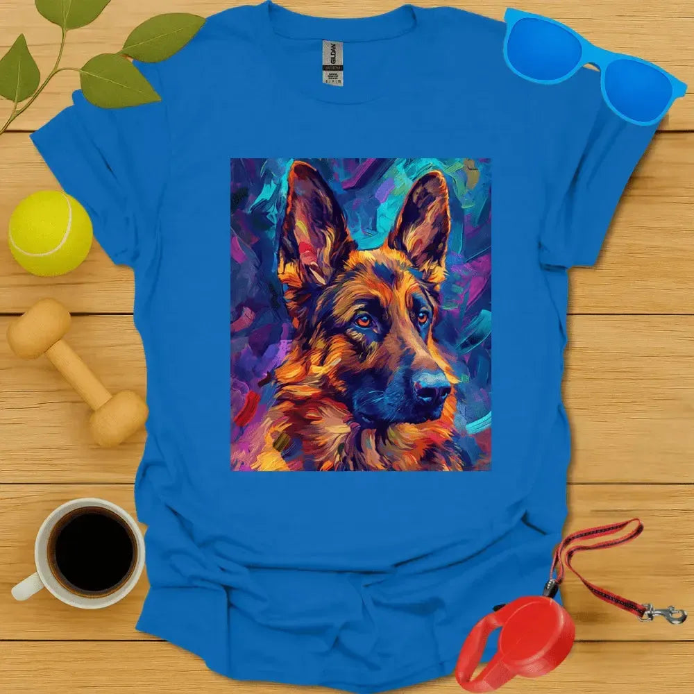 German Shepard Van Gogh Tee
