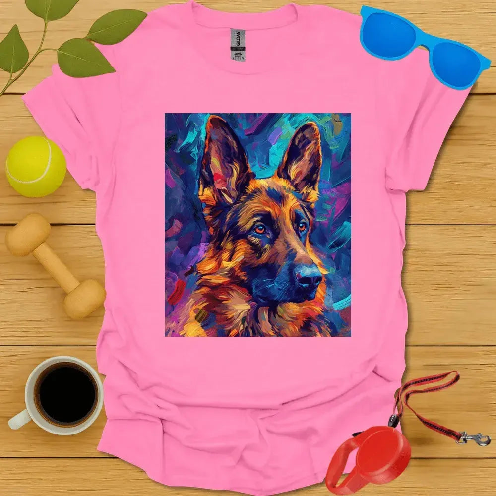German Shepard Van Gogh Tee